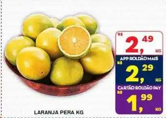 Roldão laranja pera kg oferta