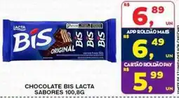 Roldão Chocolate bis lacta sabores oferta