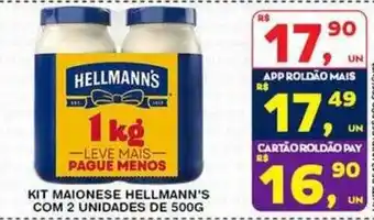 Roldão Maionese hellmann's oferta