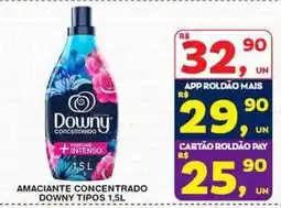 Roldão Amaciante concentrado downy tipos 1.5l oferta