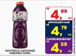 Roldão Isotônico gatorade sabores oferta