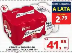 Roldão Cerveja budweiser oferta
