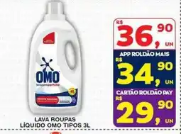 Roldão Lava roupas líquido omo tipos oferta