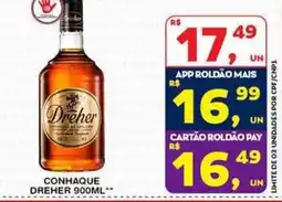 Roldão Conhaque dreher oferta
