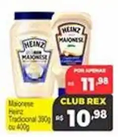 Supermercados Rex Maionese heinz oferta