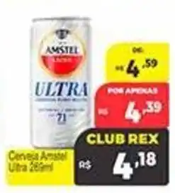 Supermercados Rex Cerveja Amstel Ultra oferta