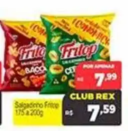 Supermercados Rex Salgadinho Fritop oferta