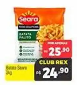 Supermercados Rex Batata Seara oferta