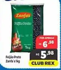 Supermercados Rex Feijão Preto Zanfas oferta