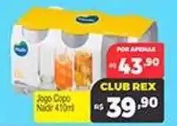 Supermercados Rex Jogo Copo Nade 410ml oferta