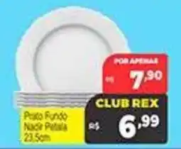 Supermercados Rex Prato Fundo Nacre Petala oferta
