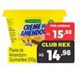Supermercados Rex creme de amendoim oferta