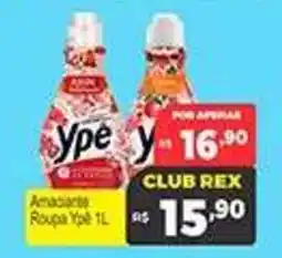 Supermercados Rex Amaciante roupa ype 1l oferta