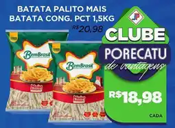 Supermercado Porecatu batata palito mais batata cong. pct oferta