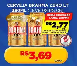 Supermercado Porecatu Cerveja brahma zero lt oferta