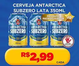Supermercado Porecatu Cerveja antarctica subzero lata oferta