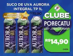 Supermercado Porecatu suco de uva aurora integral tp oferta