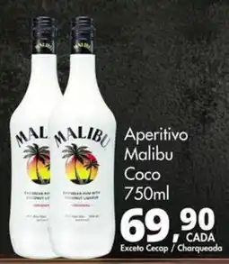 Delta Supermercados Aperitivo Malibu Coco oferta