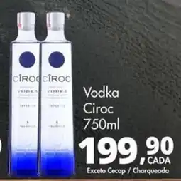 Delta Supermercados Vodka Ciroc oferta