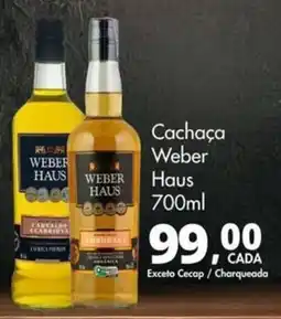 Delta Supermercados Cachaça Weber Haus oferta