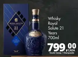 Delta Supermercados Whisky royal salute 21 years oferta