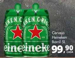 Delta Supermercados Cerveja Heineken Barril 5L oferta