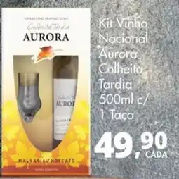 Delta Supermercados Kit Vinho Nacional Aurora Colheita Tardia oferta