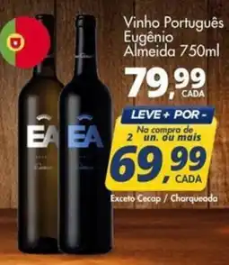 Delta Supermercados Vinho Português Eugênio Almeida oferta