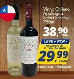 Delta Supermercados Vinho Chileno Apaltagua Select Reserve oferta