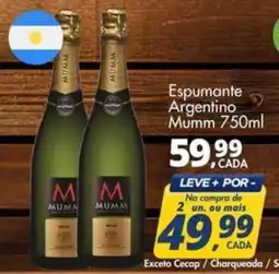 Delta Supermercados Espumante Argentino Mumm oferta