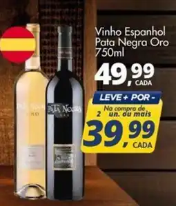 Delta Supermercados Vinho Espanhol Pata Negra Oro oferta