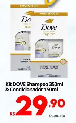 Althoff Supermercados Kit dove shampoo & condicionador oferta
