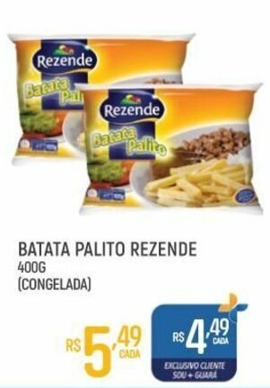 Supermercado Guará Batata Palito Rezende 400g (congelada) oferta