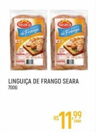 Supermercado Guará Linguica de Frango Seara 700g oferta