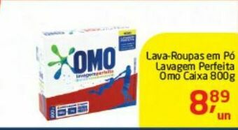Lava-roupas em pó omo 800g