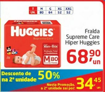 Tenda Atacado Fralda supreme care hiper huggies oferta