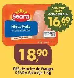Supermercados Nori Filé de peito de frango Seara bandeja oferta