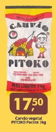 Supermercados Nori Carvão vegetal pitoko oferta