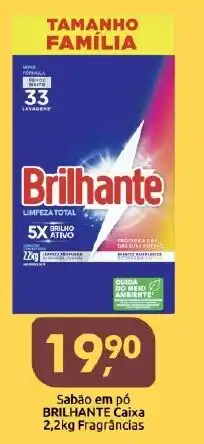 Supermercados Nori Sabão em pó brilhante caixa oferta