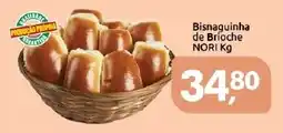 Supermercados Nori Bisnaguinha de Brioche oferta
