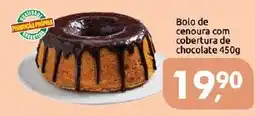 Supermercados Nori Bolo de cenoura com cobertura de chocolate oferta