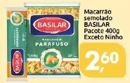 Supermercados Nori Macarrão semolado BASILAR oferta