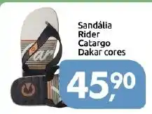 Supermercados Nori Sandália Rider Catargo Dakar cores oferta