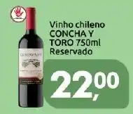 Supermercados Nori Vinho chileno concha y toro 750ml reservado oferta