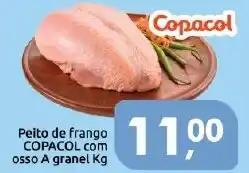 Supermercados Nori Peito de frango copacol com osso a granel oferta