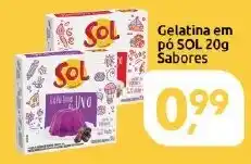 Supermercados Nori Gelatina em pô sol 20g sabores oferta