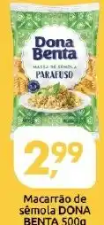 Supermercados Nori Macarrão de sêmola DONA BENTA oferta