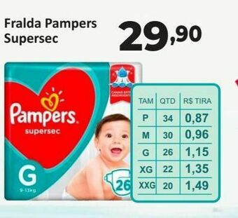Peruzzo Fraldas pampers oferta