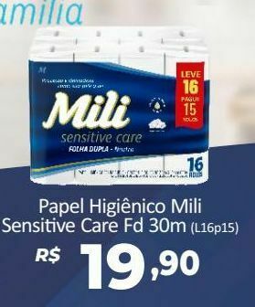 Peruzzo Papel higiênico mili oferta