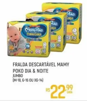 Fralda descartavel Mamy Poko Dia & noite